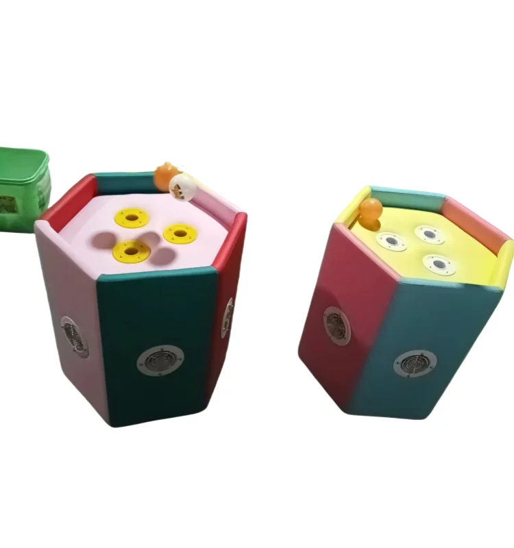 Cheap Customized Indoor Outdoor Castle Pit Ball Play Volcanic Blowing Floating Ball Table Machine Indoor Playground Equipment