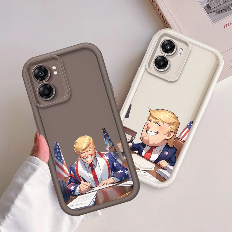 

TTrumps Cartoon Cute For OPPO A98 A78 A94 A76 A74 A58 A55 4G 5G A9 A53 2020 A36 Eye Ladder Cover Capa Fundas Phone Case