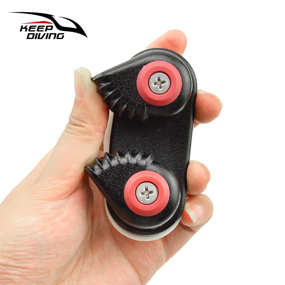 Yacht sailing canoe rope fixer Aluminium Cam Cleat Boat Cam Cleats Row Ball Bearing Cam Cleat Pulley Rope Clamp Dinghy Accessori - view 3