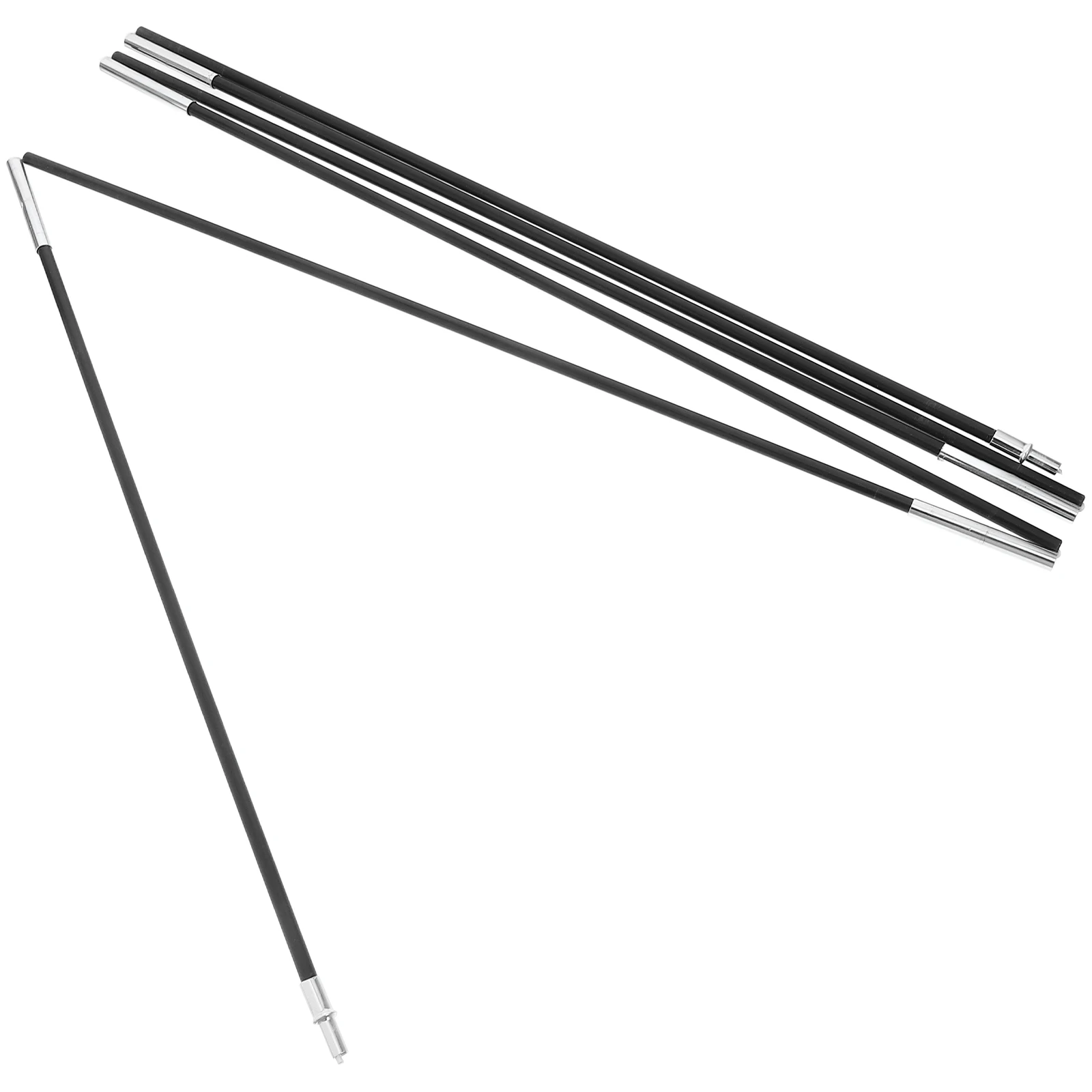 

2 Pcs Tent Poles Lightweight Fiberglass Replacement Camping Hiking Trekking Support Rods Easy Storage for OutdoorReplacement