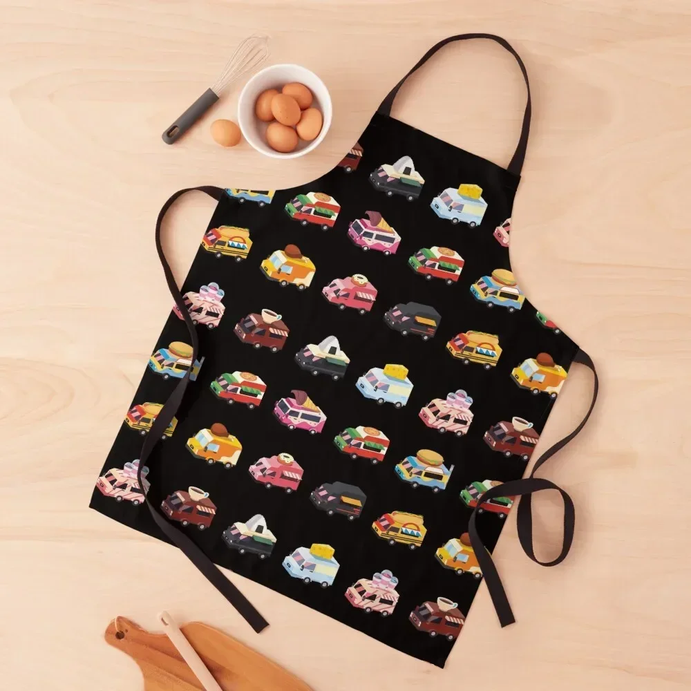 

Assorted Food Trucks Apron Women's Dresses painters barber uniform Barista Apron