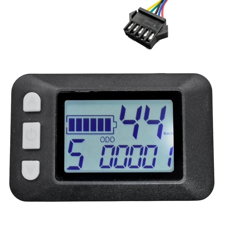 P9 LCD Display Dashboard LCD Screen 24V 36V 48V 60V Electric Bike Meter For Electric Scooter LCD Display