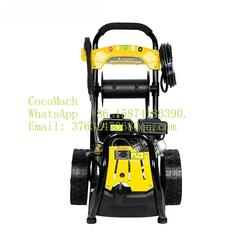 LINGBEN Commercial Gas Washer 2400PSI 2-2.4GPM Pavement Vehicle Cleaning Equipment