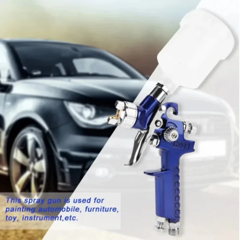 

Professional Mini Pneumatic Spray Gun 0.8/1.0mm Nozzle 125ml For Painting And Repair H2000 Repair Gun For Car Paint， Furniture