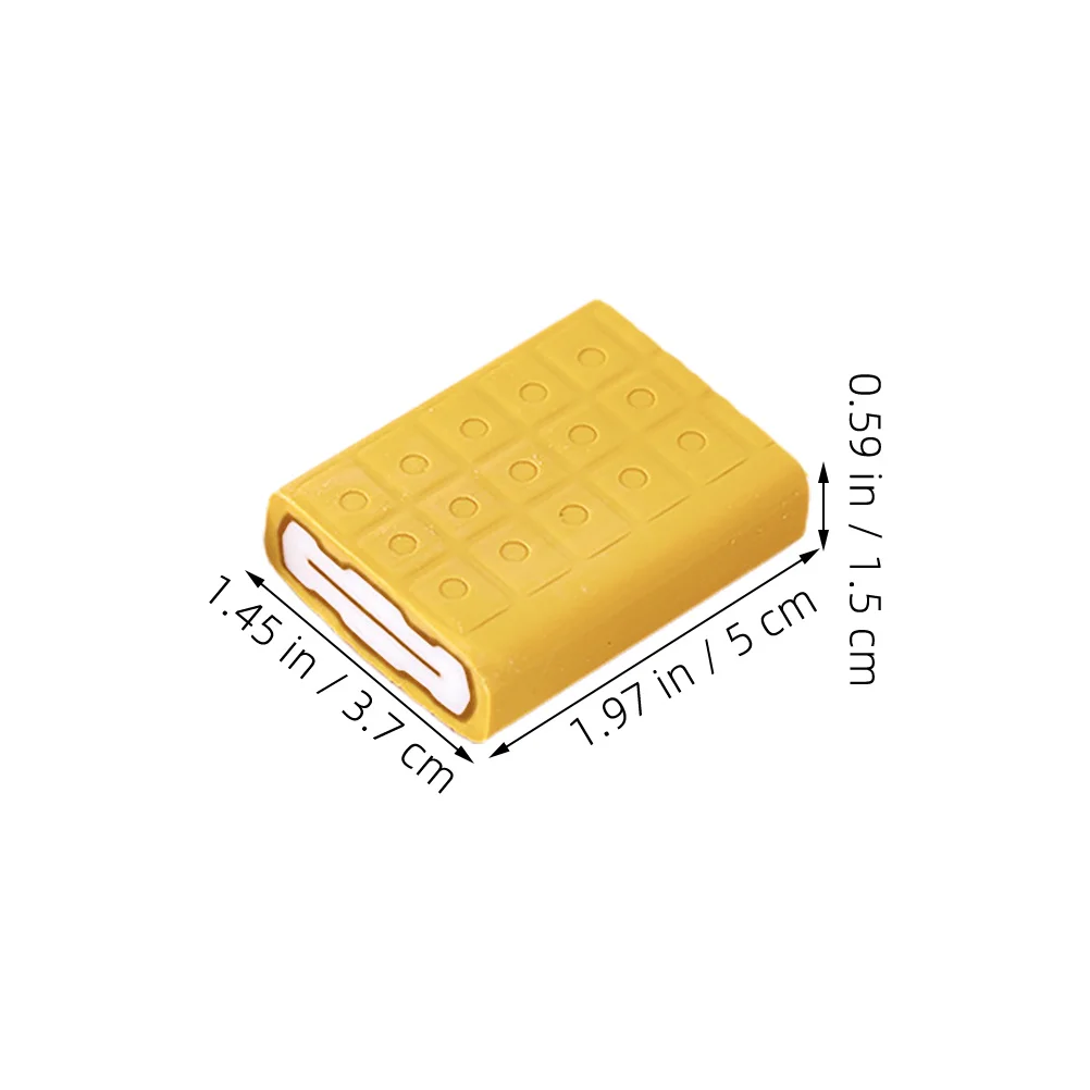 10 قطع الجليد Kawaii السائبة قلم رصاص ل الجدة الاطفال لوازم مكتبية السائبة الإبداعية الجدة محايات Kawaii المحايات