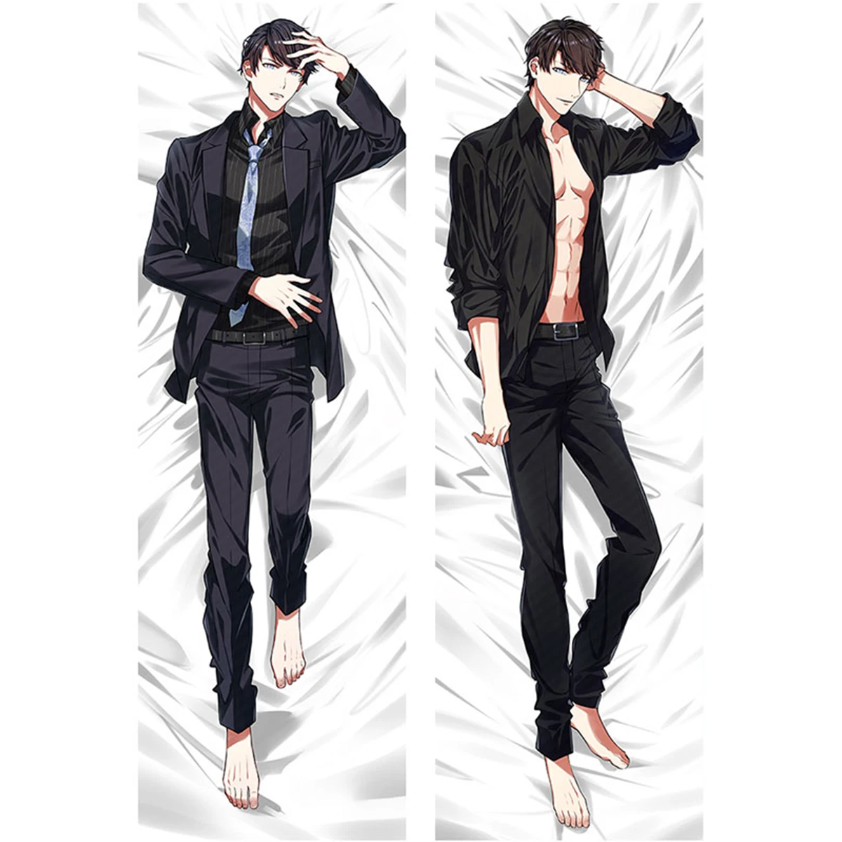 Victor Large Dakimakura Cover Anime Male Long Life Size Equal Body Pillow Case Customized Printed Waifu Gift