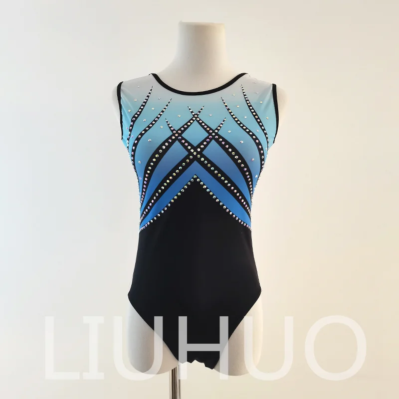 

Gymnastic Dress Bodybuilding Competition Female Children Performing Professional Gymnastic Suit