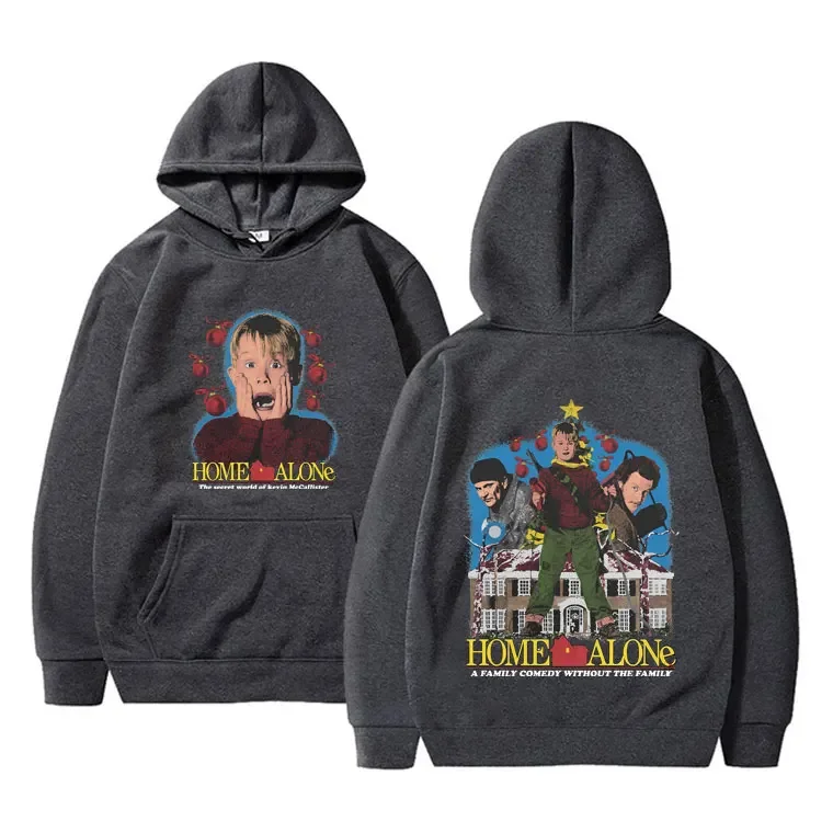 Customization Movie Home Alone The Secret World Of Kevin McCallister Hoodie Men Women Clothing Vintage Oversized Hoodies Male Fa