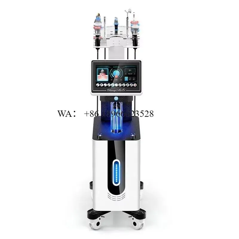 WMWMNU 2026 Latest 11 in 1 H2o2 Oxygen Facial Bubble Hydro Beauty for Microdermabrasion Care Cleaning Facial