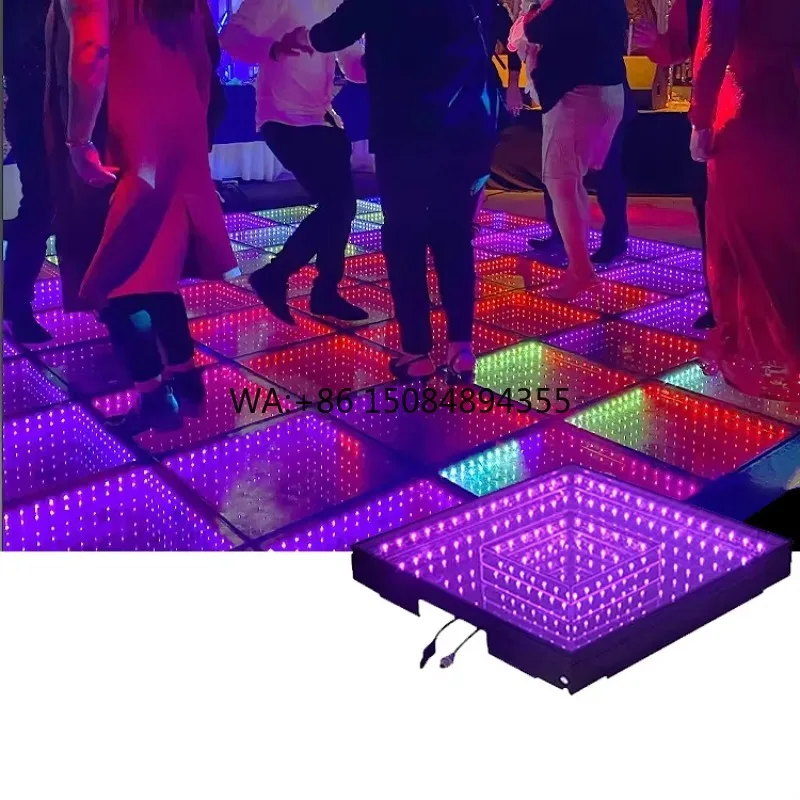 Twinklight 50*50cm Party Wedding Decoration Disco Dj Stage Led Dancing Floor Portable Magnetic Dance Floor Light