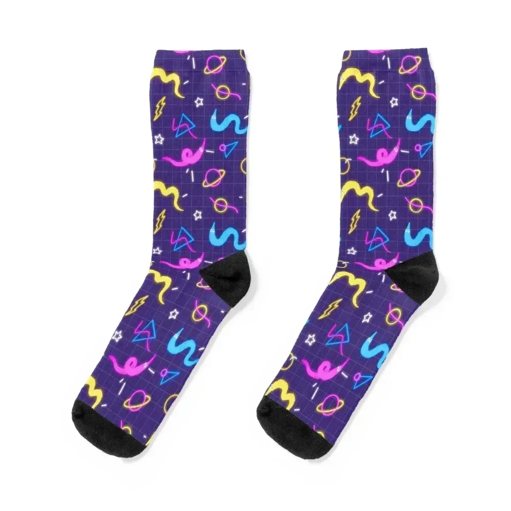 

Worm on a String Bowling Alley Arcade Floor Socks cool new in's retro Socks Girl Men's