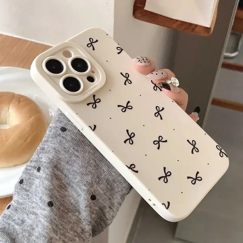 Phone Case for Xiaomi 14T Pro Cases Mi 11 Lite 5G 14 13 12T 12 13T Poco M6 X6 X5 F5 X3 F6 Pro Multiple Cute Small Bowknot Cover