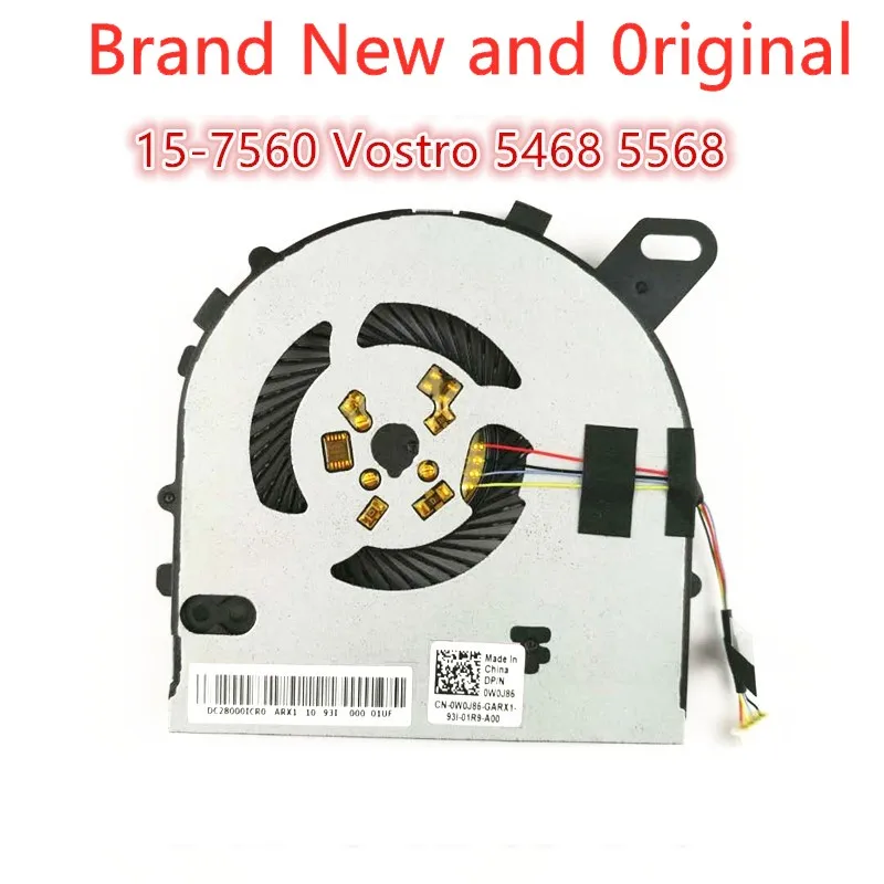 

New Original CPU GPU Laptop Cooling Fan For DELL 7560 15-7560 7572 P61F V5468 5568