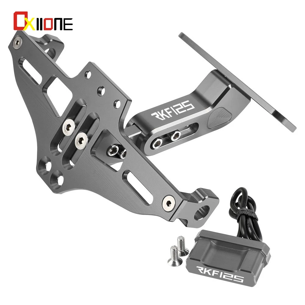 

Motorcycle Accessores Rear License Plate Mount Holder Turn Signal Lights For Keeway RKF 125 RKF125 2018-2023 2022 2021 RKS 150