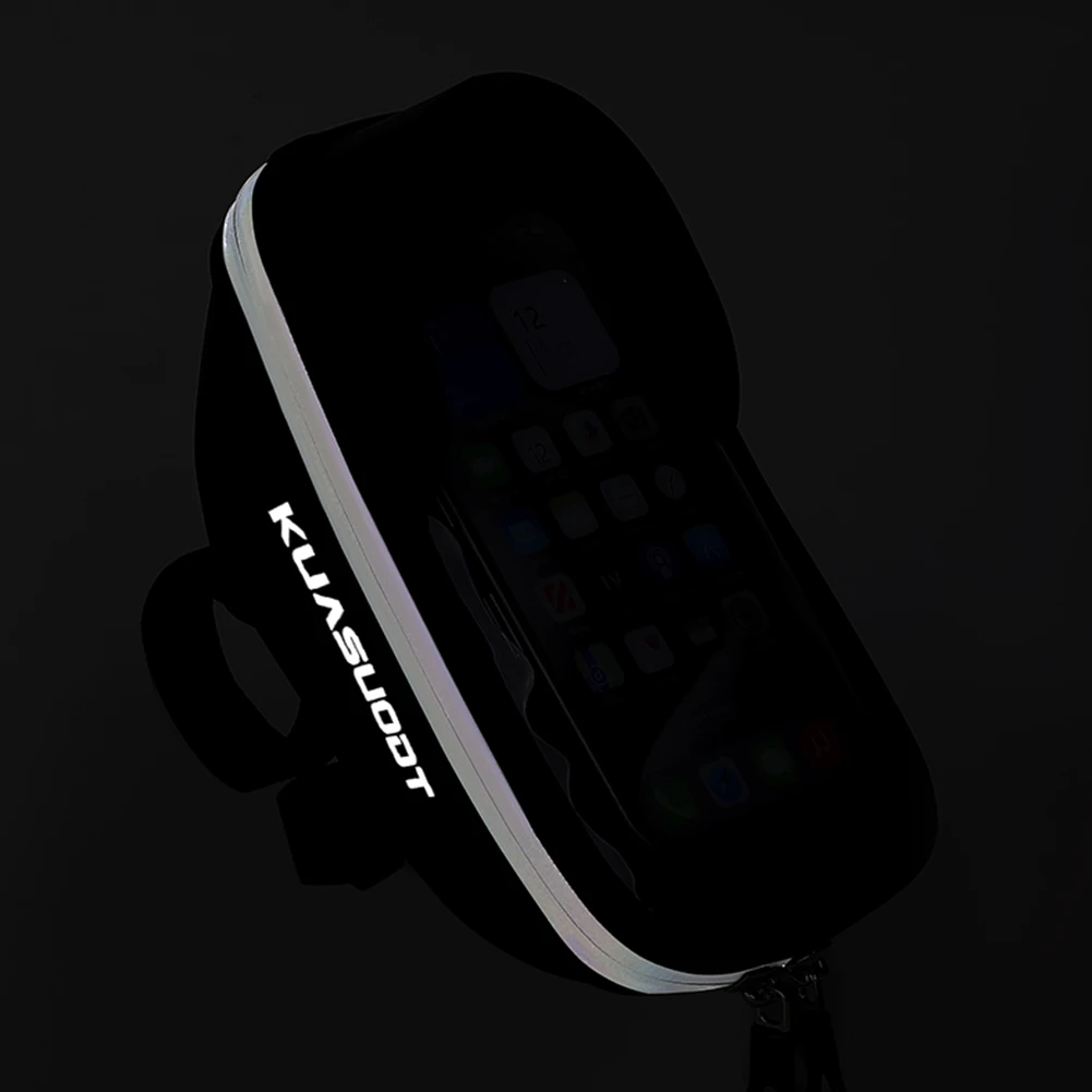 

Велосипедная сумка из ЭВА с сенсорным экраном, водонепроницаемая сумка для мобильного телефона на руль, большой вместительный велосипедный держатель, чехол для смартфонов