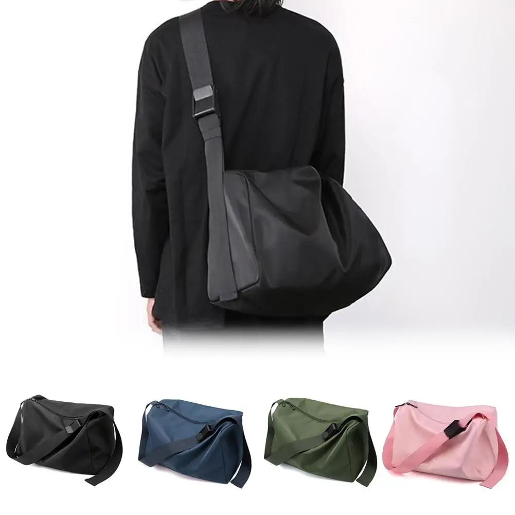 1 Uds. Bolsa impermeable para gimnasio, bolsa de entrenamiento físico, bolsa de lona para viajes al aire libre, bolso cruzado de ocio, mochila ultraligera para deportes de gimnasio y Yoga