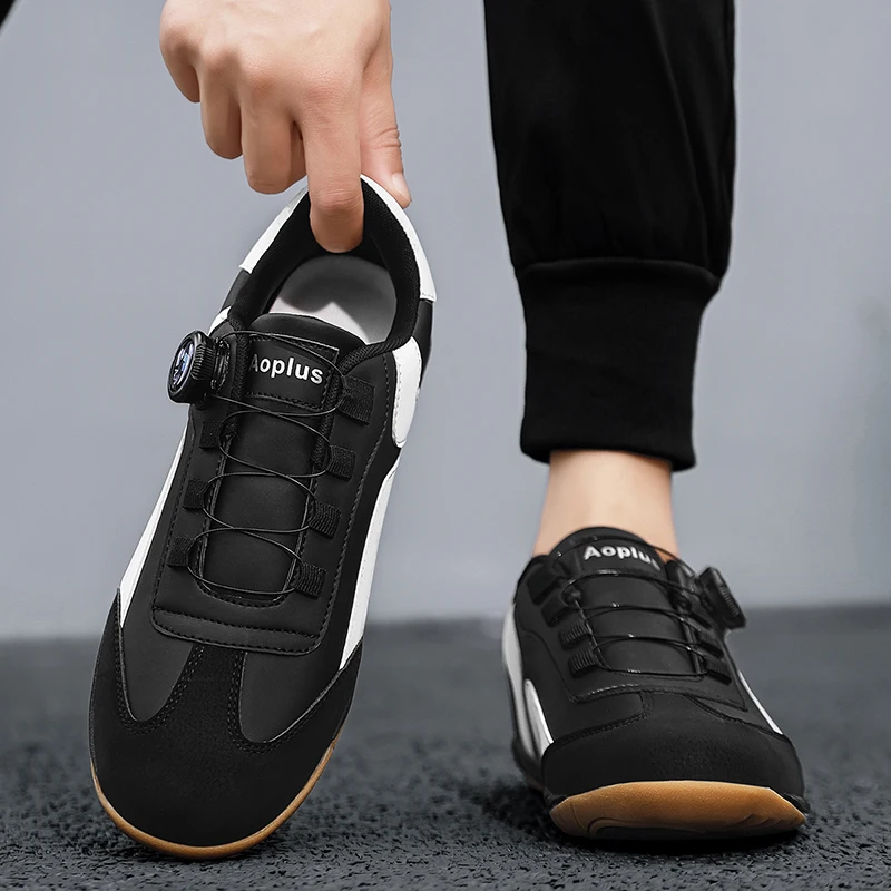 2026-sapatos-masculinos-outono-respiravel-botao-rotativo-conveniente-malha-esportes-ao-ar-livre-lazer-tenis-de-corrida-e-caminhada