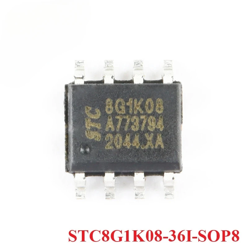 STC8G1K08 STC8G1K08-36I SOP8 DIP8 STC 8G1K08-36I Single Chip Microcontroller MCU IC Controller Chip STC8G1K08-36I-DIP8