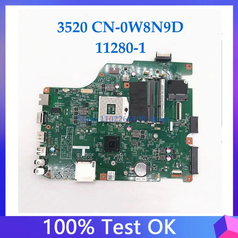 W8N9D 0W8N9D CN-0W8N9D High Quality Mainboard For DELL 3520 Laptop Motherboard 11280-1 PWB:MXRD2 W/ HM76 DDR3 100%Full Tested OK