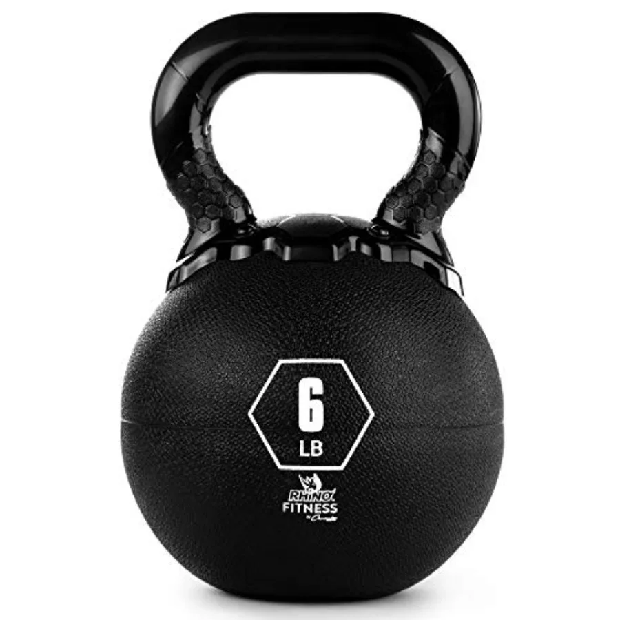 

Гантель Rhino Kettlebell с резиновым покрытием, черная - Премиальное оборудование для силовых тренировок - Различные веса