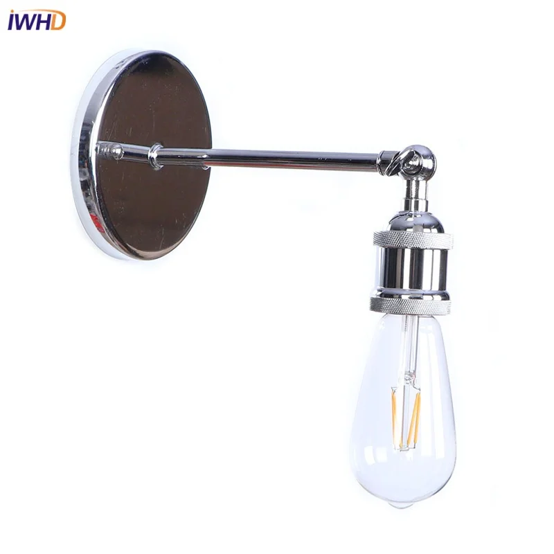 

IWHD Loft LED Wall Lights Living Room Table Bedroom Bedside Lamp Induatrial Vintage Wandlamp Applique murale