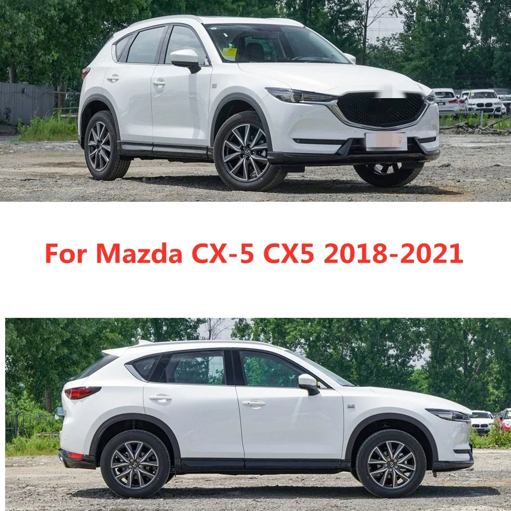 For Mazda CX-5 CX5 2018-2021 Cars Accessories Window Visors Rain Sun Guard Vent Wind Deflector Weathershield Slim Moulding Trim