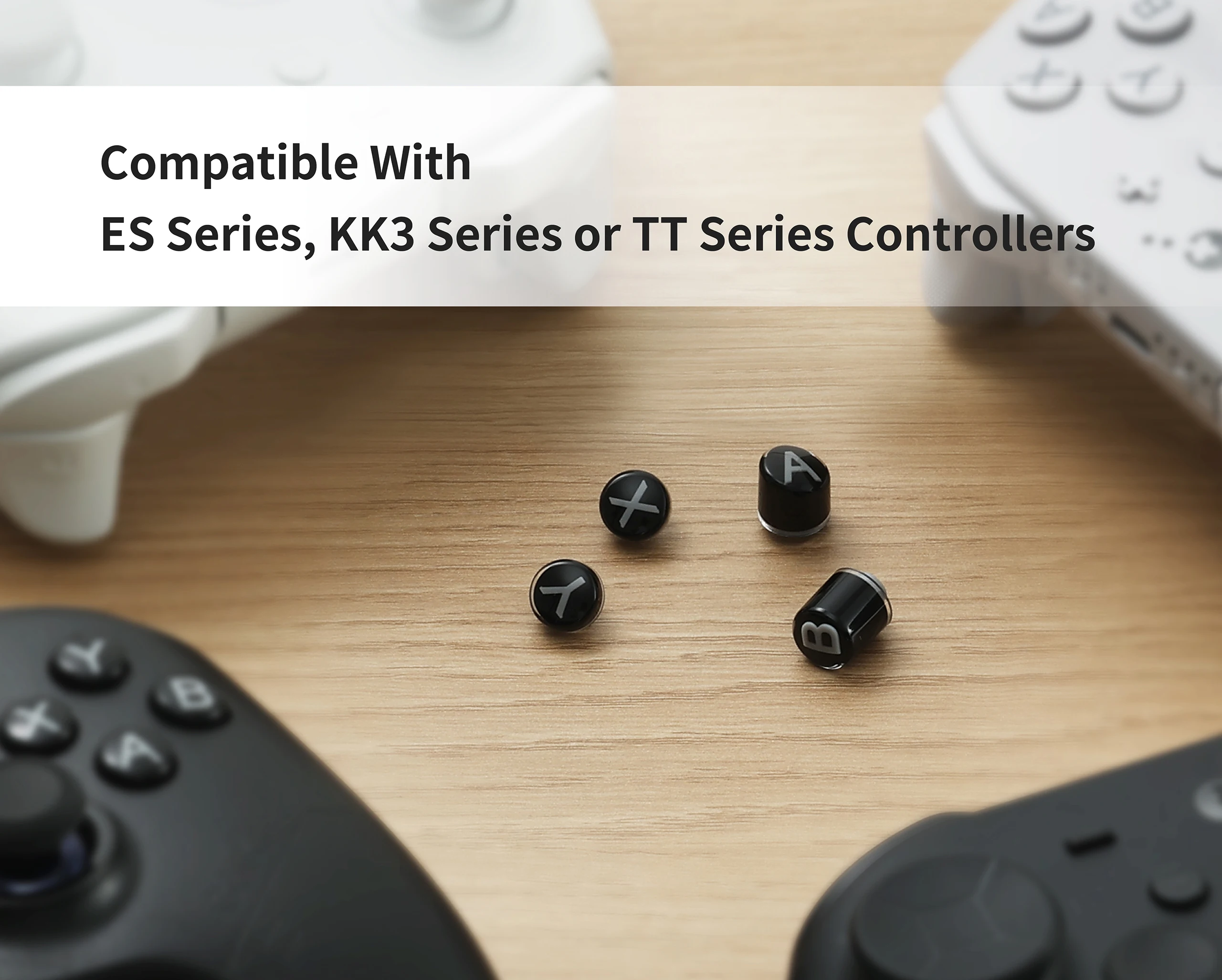 GuliKit KingKong 2 Keycap Pengontrol untuk KingKong 2 Pro NS08 Pengontrol Game A B X Y Tombol untuk Penggantian Perbaikan PC