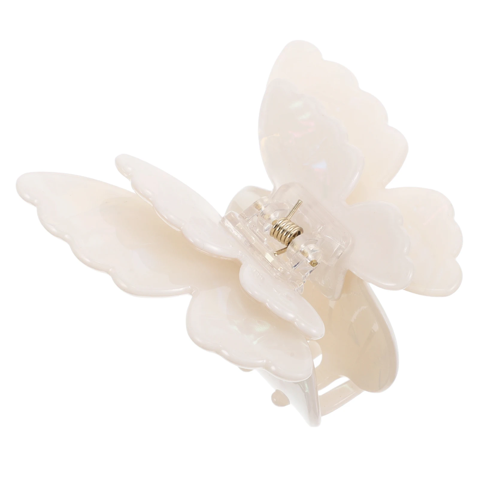 

Butterfly Hair Clip Clamps Retro Accessories Styling Cute Metal Small Size Women Durable Double Layer Boho Claw