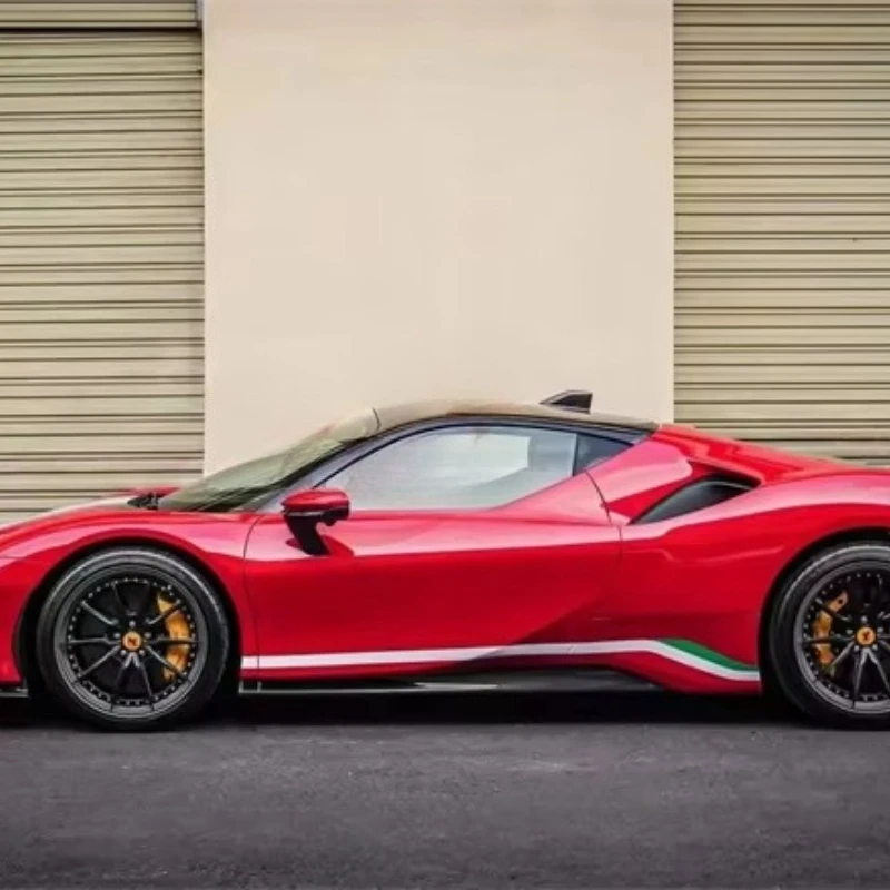 

High Quality OEM Dry Carbon Fiber Body Kit for Ferrari SF90 OEM Dry Carbon Fiber Side Skirt