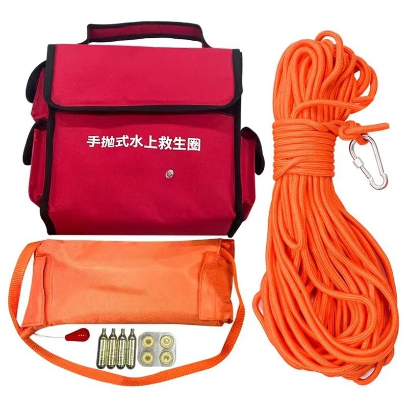 

Factory direct sales inflatable lifebuoy high buoyancy life rope water rescue inflatable belt