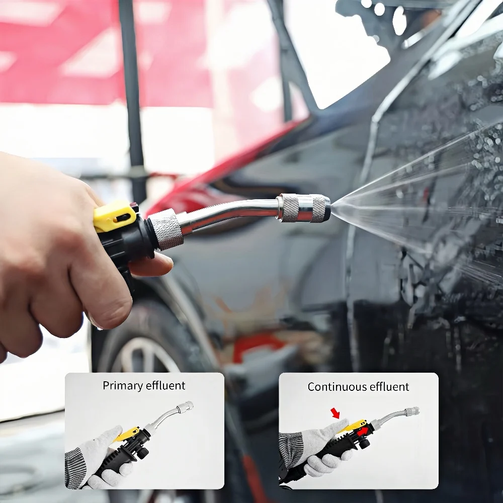 High Pressure Water Gun W/ Quick Coupling Car Washing Tool Spray Gun for the Garden Plant Flower Irrigation Watering Home Clean