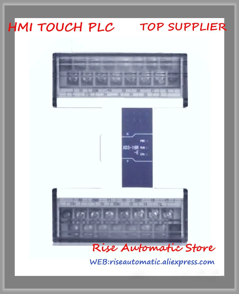 

8 NPN Input 8 Relay Output 2 COM XD3-16RT-E New Original PLC