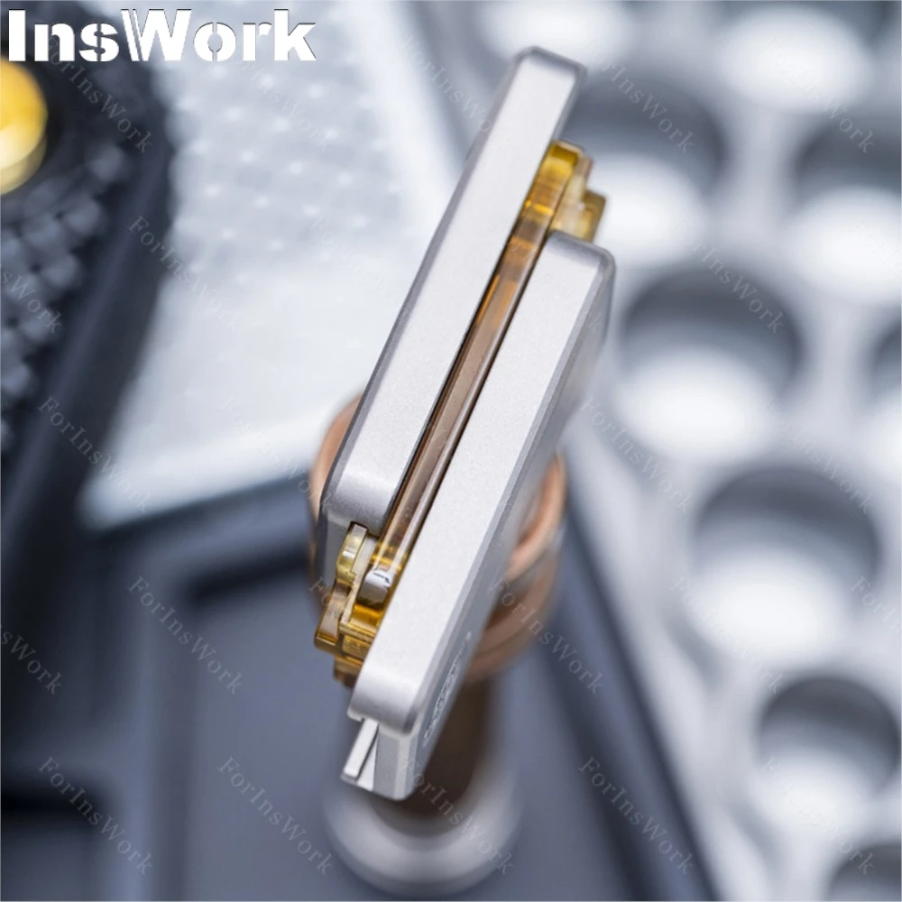 YOLO STUDIO Ultra-intensive Titanium PEI Centerboard Push Slider Slider Fidget Metal Slider Fidget Cool Gadgets Technology