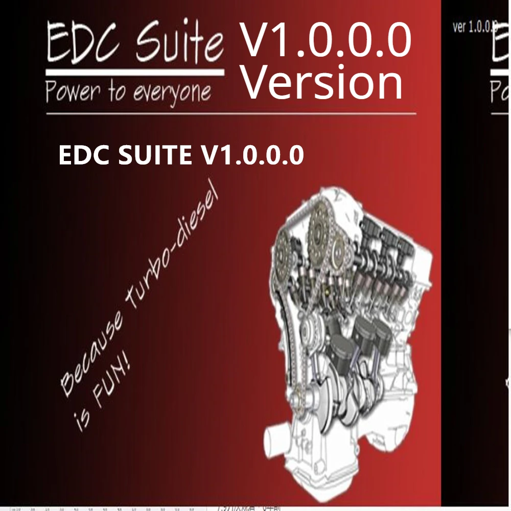 EDC SUITE V1.0.0.0 VERSION with  The Option NEW Map TURBO-DIESEL Powe To Everyone