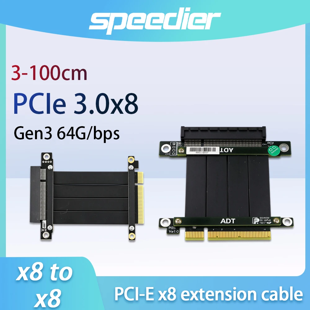 cable-de-rallonge-adt-link-pcie-30-x8-vers-x8-generation-3-64-gbps-vitesse-maximale-cable-de-rallonge-pci-express-x8-cable-d’echange-de-signaux-pcie