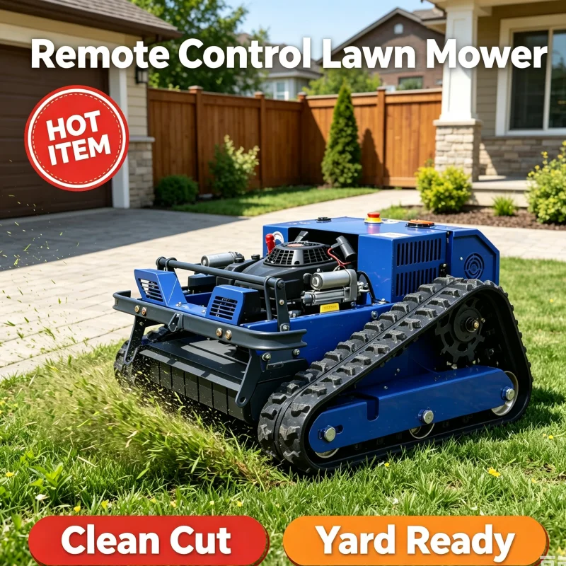 Customized Remote Control Lawn Mower 4 Stroke Lawn Mower For Forest Underbrush Clearing Woodland Undergrowth Trimming