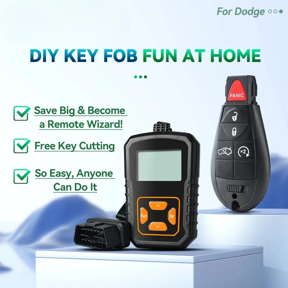 

PCF7941 Чип-программа Автомобильный дистанционный ключ для Dodge Dart FCC 2013 2014 2015 2016: M3N32297100 OBD DIY Programmer Tool