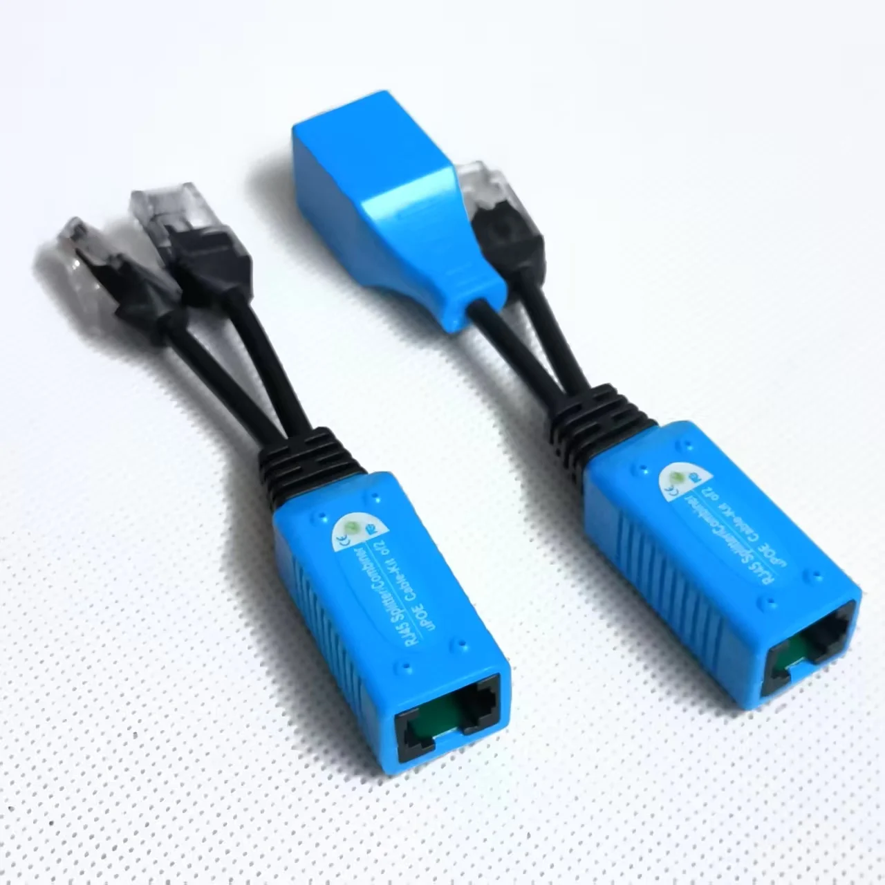 

5pairs RJ45 Splitter Combiner uPOE Cable POE Connectors Adapter Passive Power For IP Security Camera System