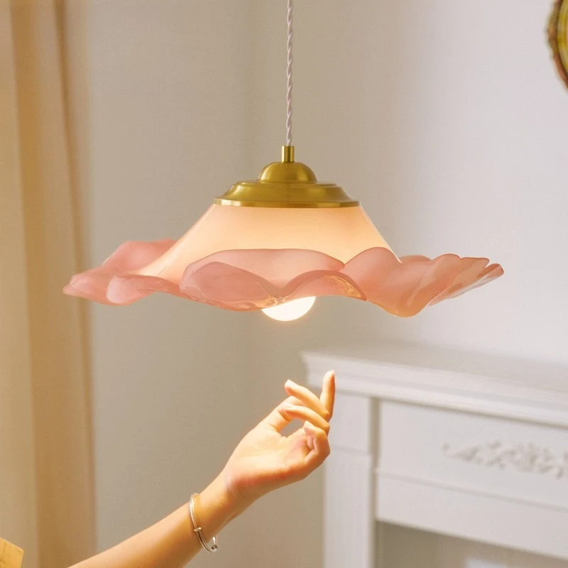 High-end chandelier, Sakura Manzhan French cream style restaurant chandelier