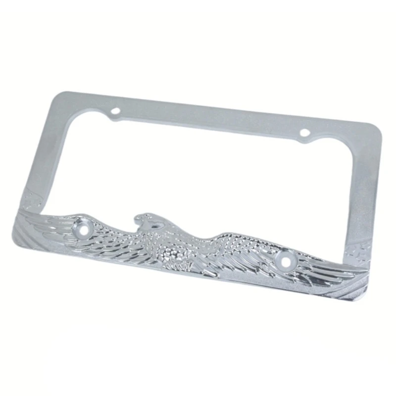 License Frame Eye catching Decorative License Frame Distinctive Plate Frame Metal Car License Cover for America drop shipping