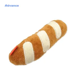 Dogs Toy French baguette Bread Food down Deliciou Wistiti Lint Texture Soundable Pets Dogs Cat Squeak Toys Beagle dog Dachshunds