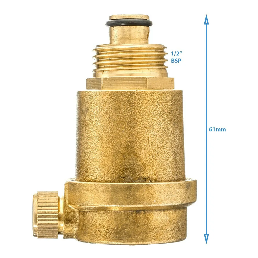 

1/2" 61mm Pressure Release Valve Brass Solar Water Heater Automatic Air Vent Pressure Release Valve Hardware Valve Parts