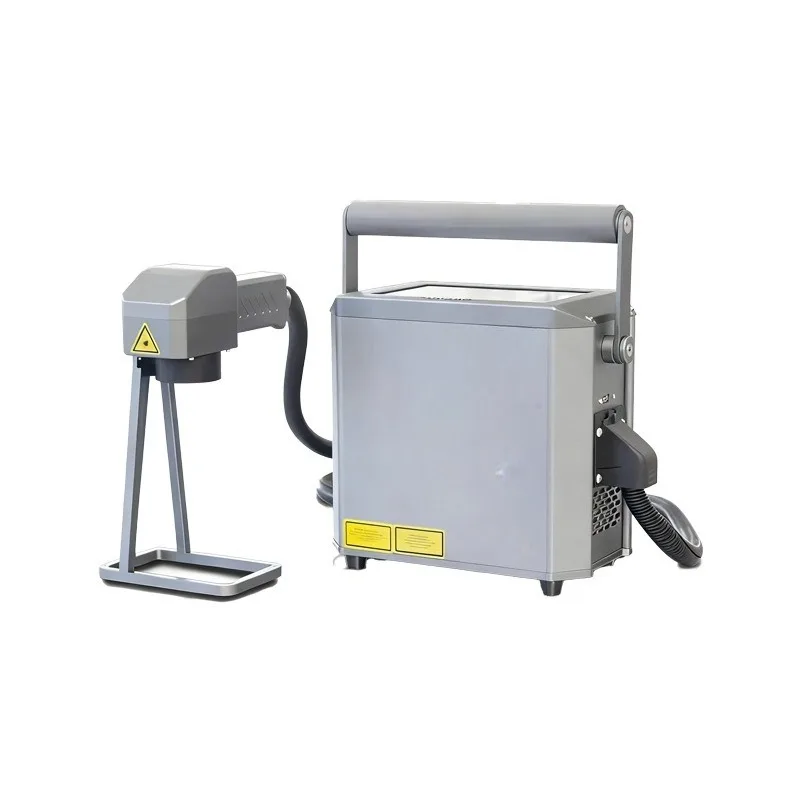 Portable Handheld Laser Marking Machine Small Metal Engraving Laser Etching Printer Coding Device Mini Portable Fiber Laser