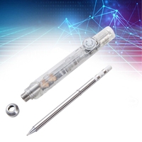 SH72 Soldering Iron 65W 12-24V 220-400℃ Adjustable Temperature SH72 B2 Welding Tool Not T12 Transparent White