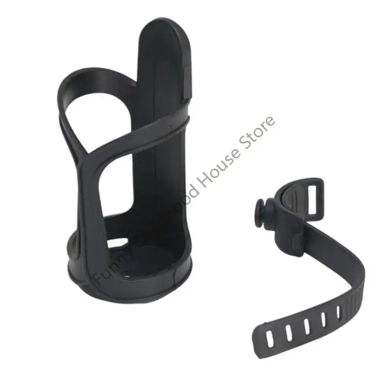 

D0LA Universal Strollers Cup Holder Secure Clamp for Water Cup Baby Bottles Drinks Fit Most Strollers Easy Installation