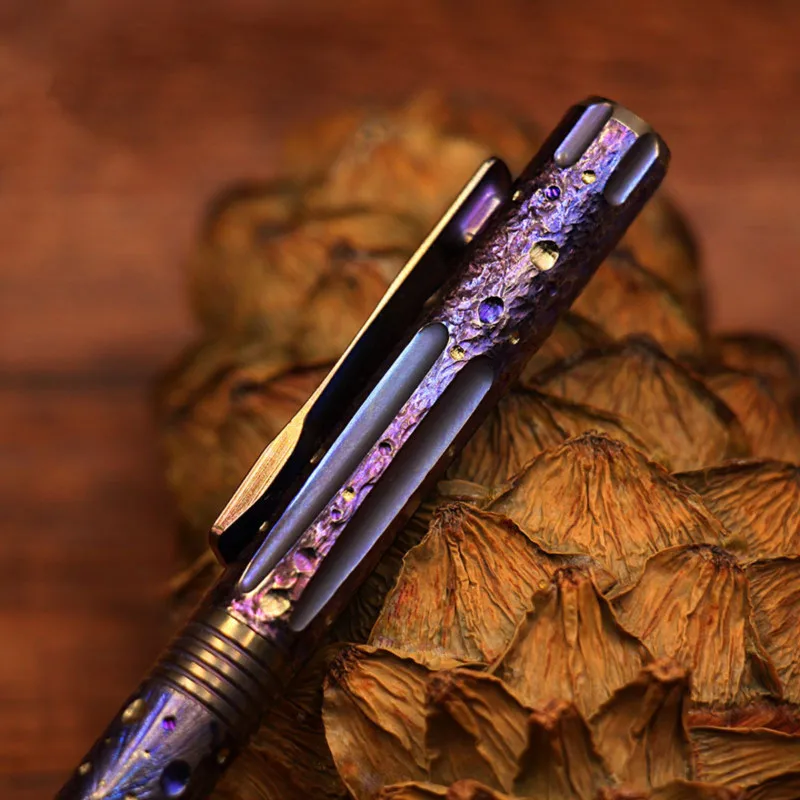 UPEDC PEI Pen Octagonal EDC Pocket Pen Titanium Alloy German Schmidt Ink Fountain Pen EDC Gear