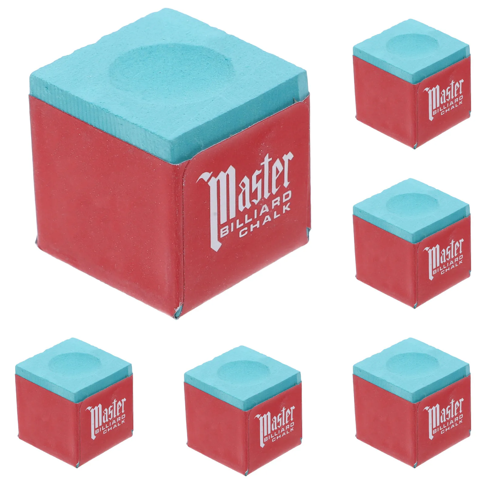 

12pcs Pool Chalk for Cue Stick Wiping Powder Smooth Even Surface Billiards Accessories Error Reduction Game Helper