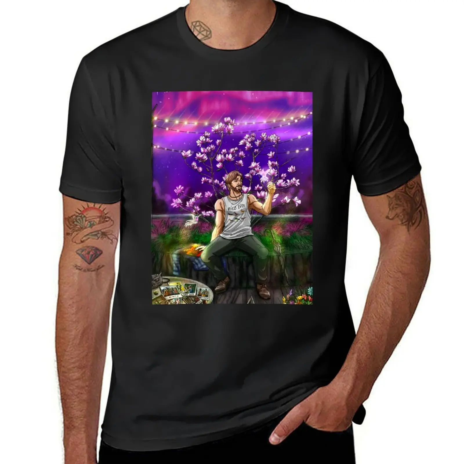 Ryan Lucan Solo Feature Art Commission for iamabrand777 T-Shirt graphics boys whites mens graphic t-shirts funny