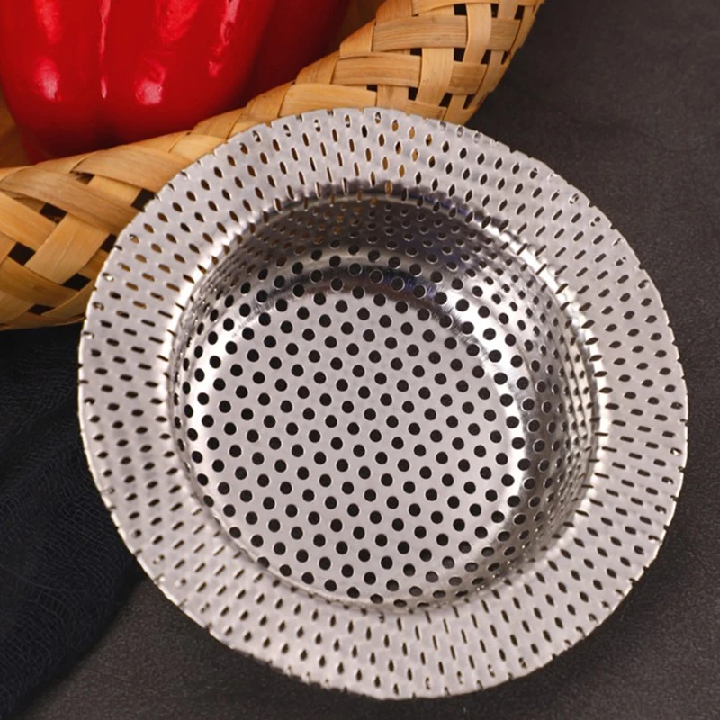 Sink Mesh Strainer Kitchen Tool Stainless Steel Kitchen Water Sink Filter Bathroom Floor Drain Cover Shower Hair Catche Stopper