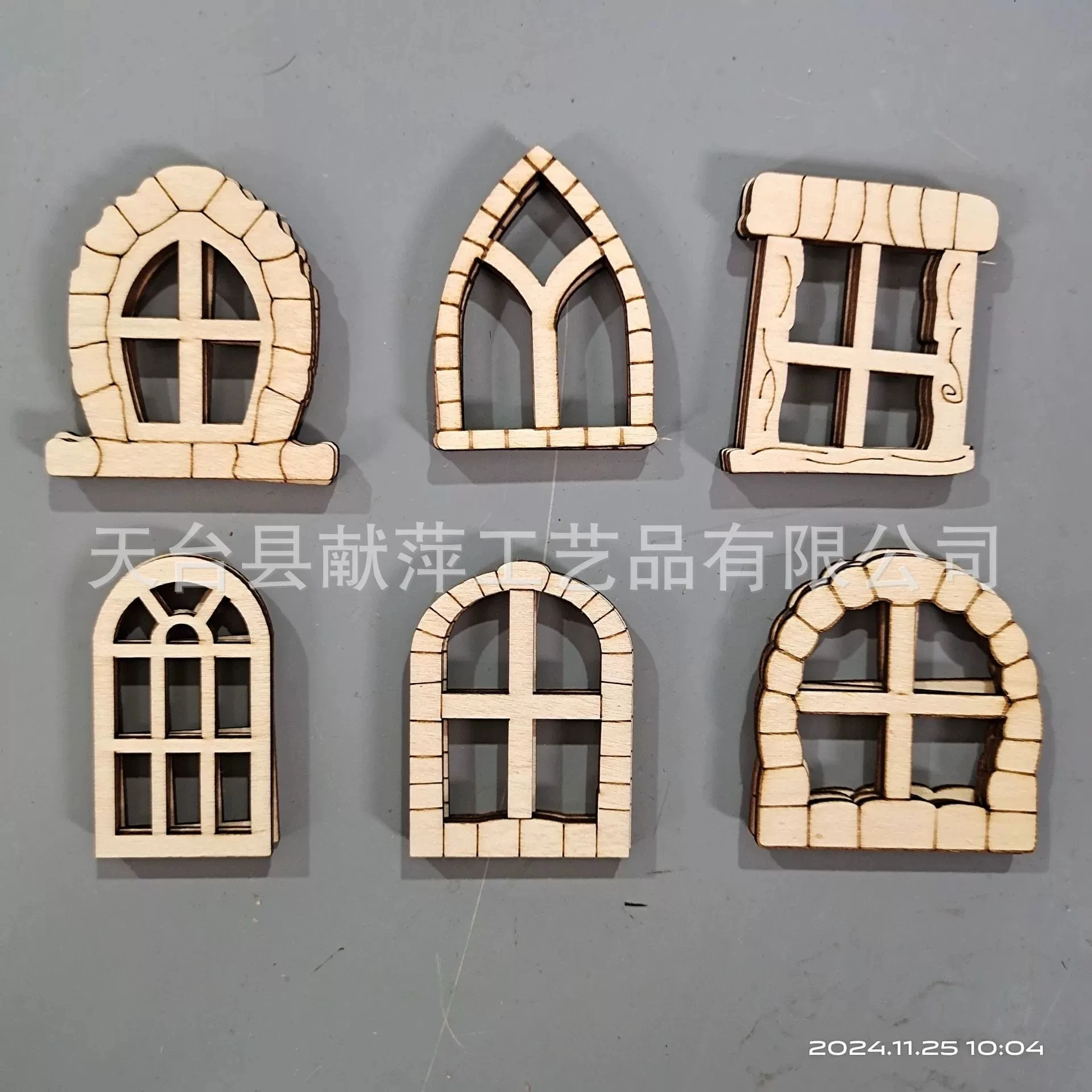 

100pcs Unfinished Wooden Fairy Miniature Doors Diy Craft Decor For Outdoor Yard Statues Sculptures Mini Doors